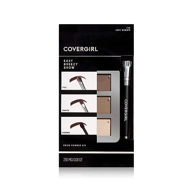 COVERGIRL - Easy Breezy Brow Powder Kit - Best Eyebrow Makeup