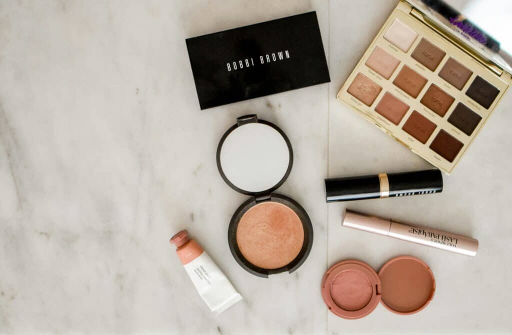 photo of assorted makeup items